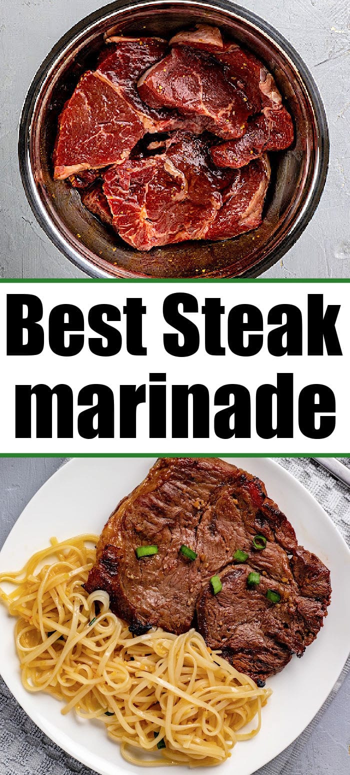 Simple Asian Steak Marinade for Grilling, Flank Steak, Ribeye Etc.