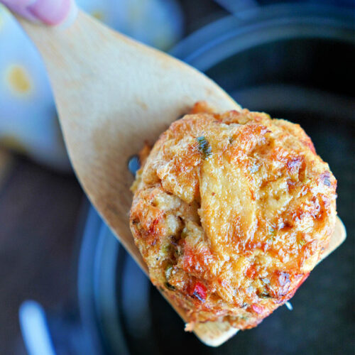 Frozen Crab Cakes in Air Fryer Ninja Foodi Frozen Crab Cakes