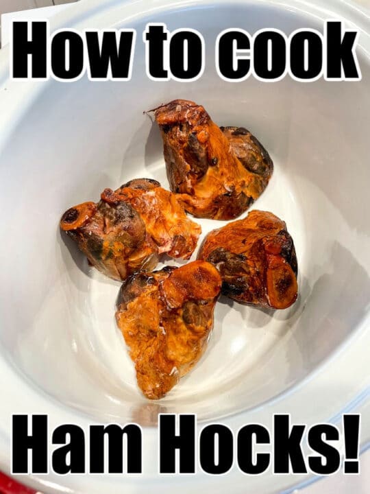 How to Cook Ham Hocks in Slow Cooker with Beans for Soup