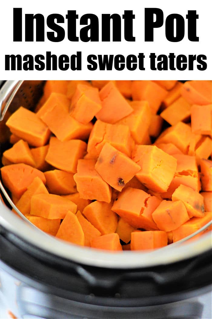 Instant Pot Sweet Potatoes mashed