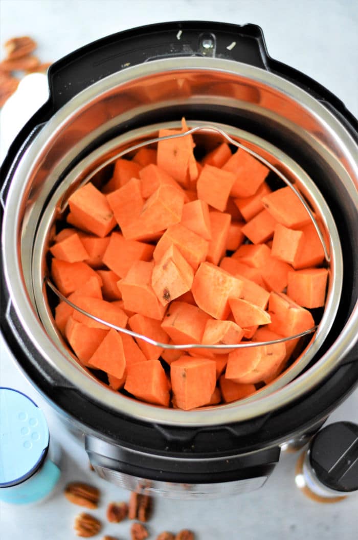 Instant Pot cubed Sweet Potatoes