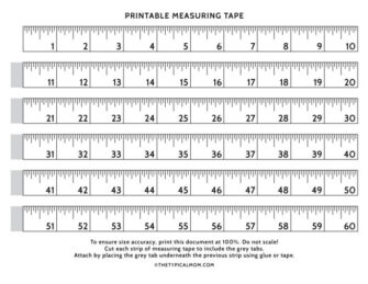 Free Printable Measuring Tape - Measuring Tape Printable