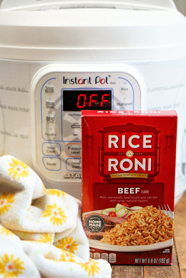 Rice a Roni Instant Pot Ninja Foodi Rice a Roni