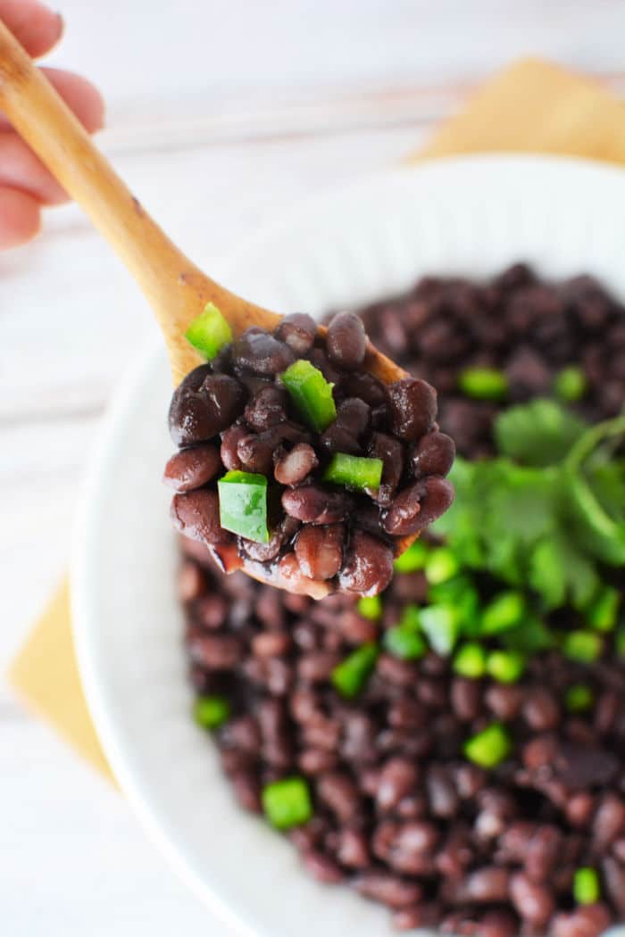 Crockpot Black Beans & Rice - Mostly Homemade Mom