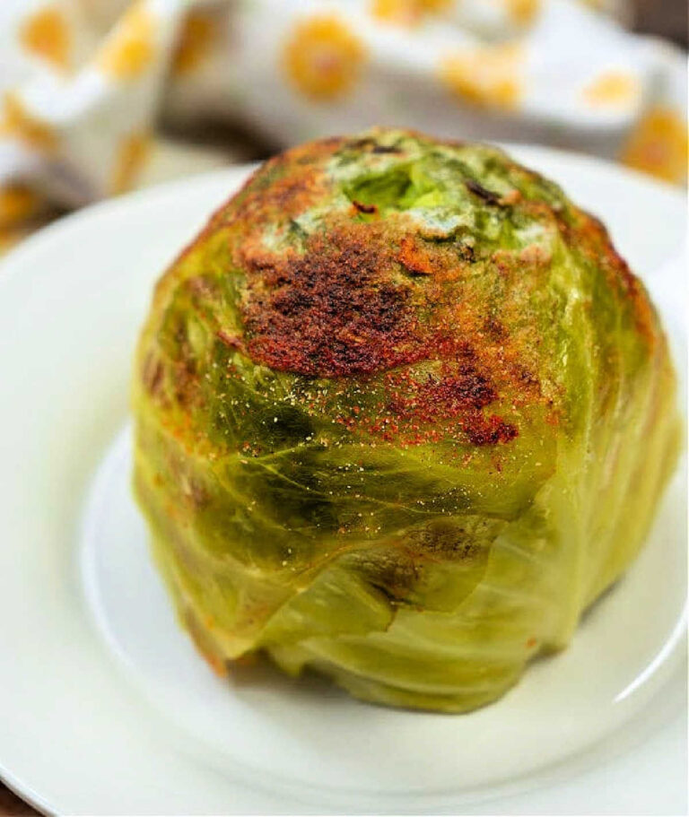 How to Cook a Whole Cabbage (in Pressure Cooker or Oven)