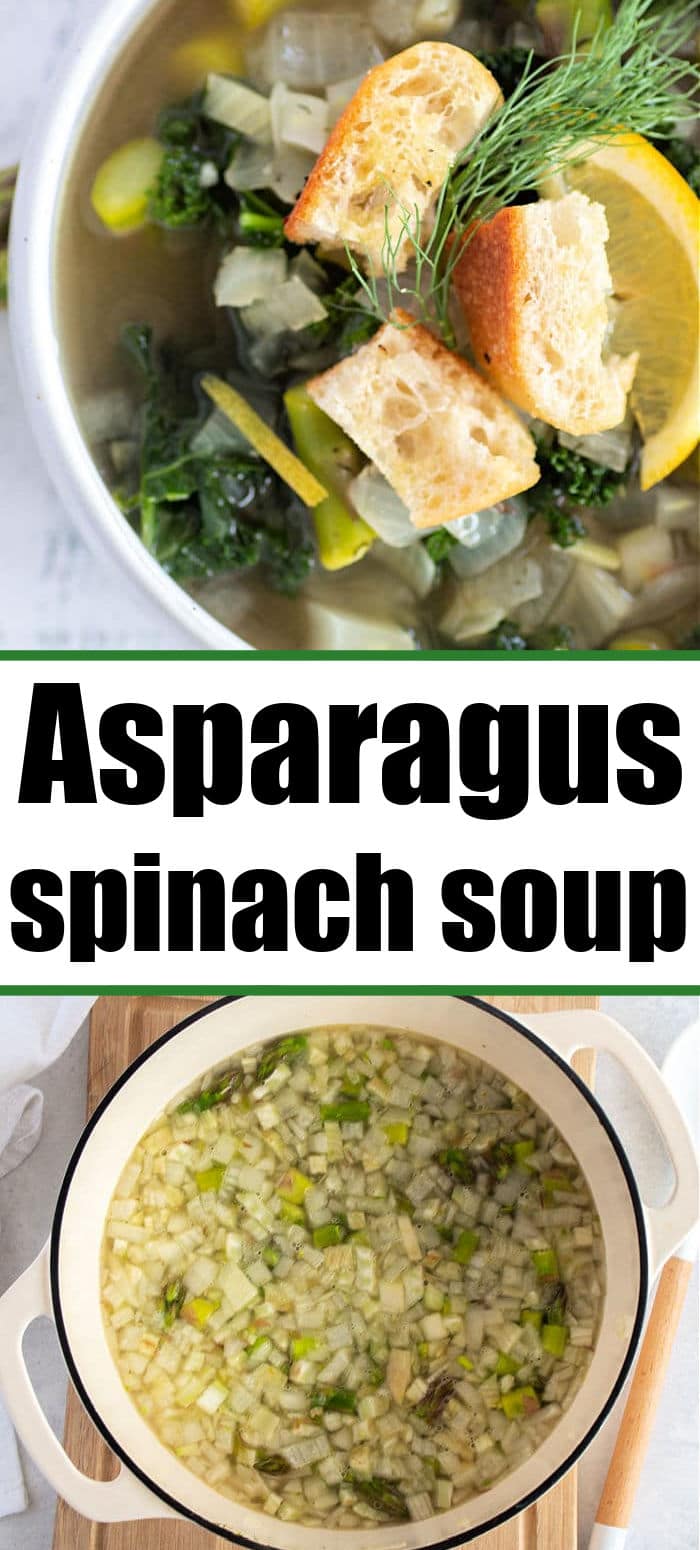 Dairy Free Asparagus and Spinach Soup Easy Spinach Soup