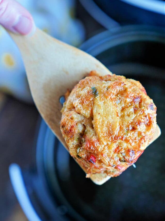 Ninja Foodi Frozen Crab Cakes · The Typical Mom
