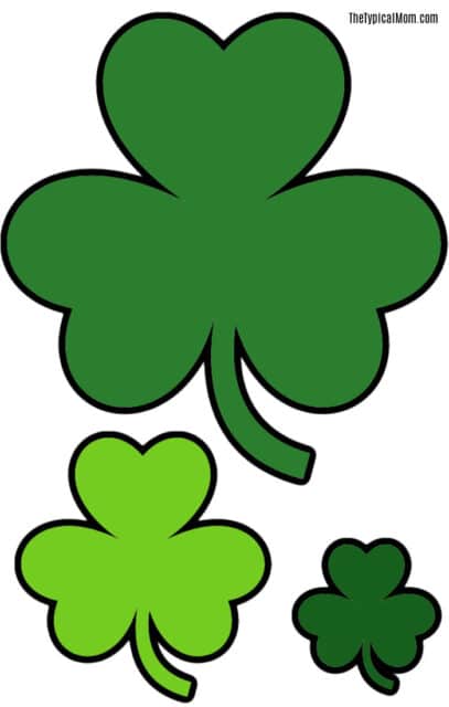 Free Printable Shamrock Coloring Pages - Shamrock Templates