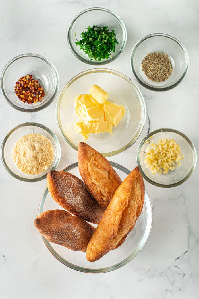 homemade garlic bread