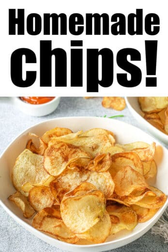 Homemade Russet Potato Chips - Ninja Foodi Air Fryer Chips