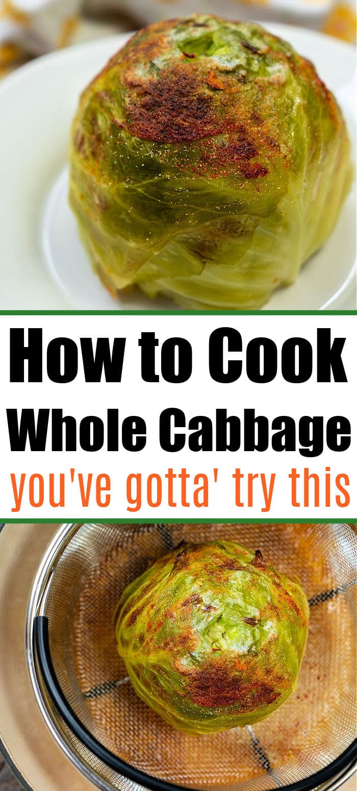 How to Cook a Whole Cabbage Pressure Cooker Whole Cabbage Recipe