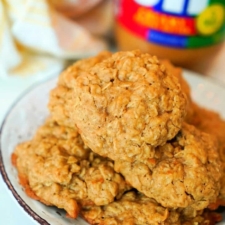 Homemade Quaker Oats Peanut Butter Oatmeal Cookie Recipe