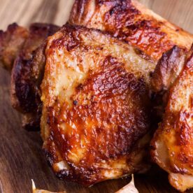 Bone in Air Fryer Chicken Thighs