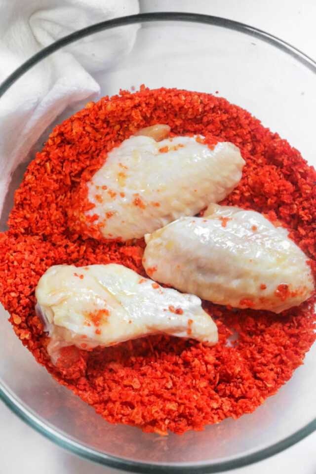 Air Fryer Doritos Ranch Dipped Hot Wings Doritos Hot Wings