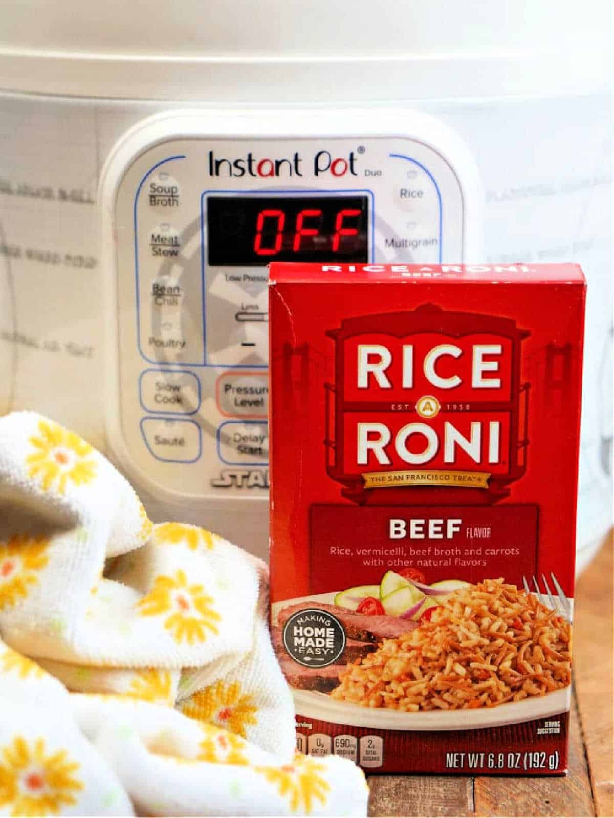Rice a Roni Instant Pot Ninja Foodi Rice a Roni