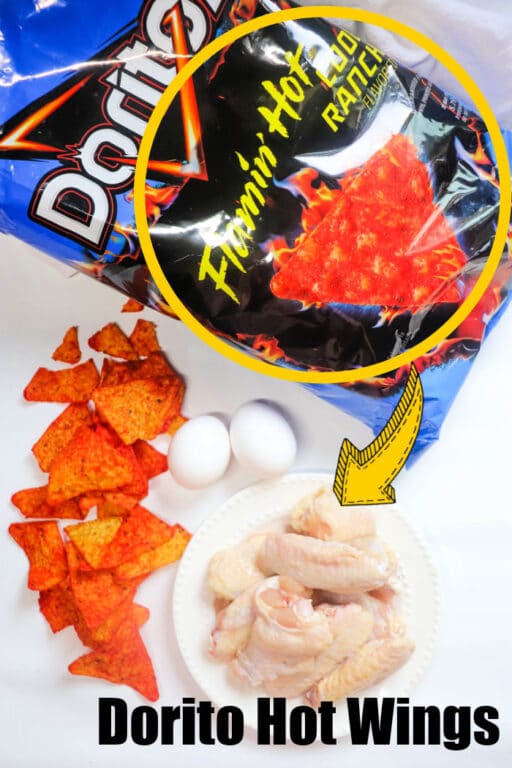 Air Fryer Doritos Ranch Dipped Hot Wings Doritos Hot Wings