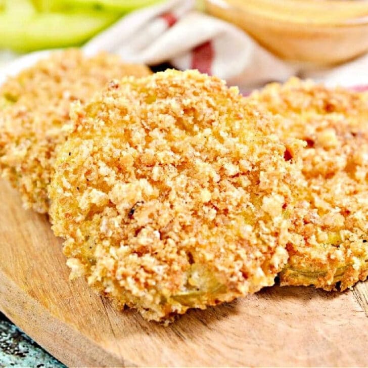 Air Fryer Fried Green Tomatoes Panko Ninja Foodi Fried Green Tomatoes
