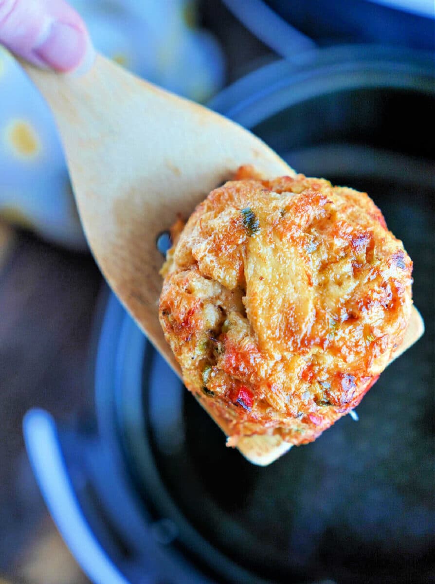 Frozen Crab Cakes in Air Fryer Ninja Foodi Frozen Crab Cakes