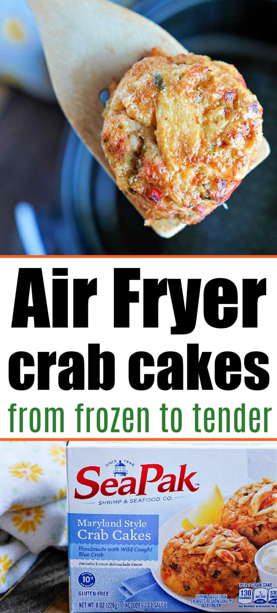 Frozen Crab Cakes in Air Fryer Ninja Foodi Frozen Crab Cakes
