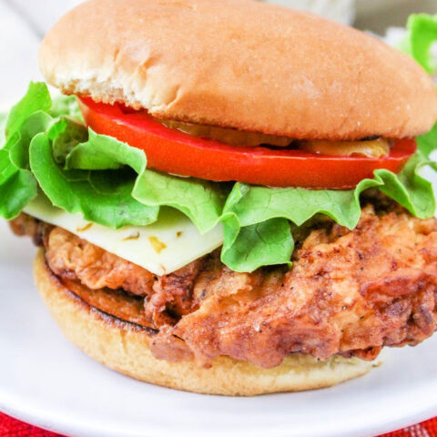 Air Fryer McDonalds Fried Chicken Sandwich - Copycat McChicken