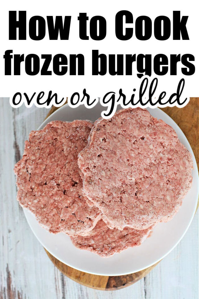 How to Cook Frozen Burgers in the Oven at 425 Frozen Patties
