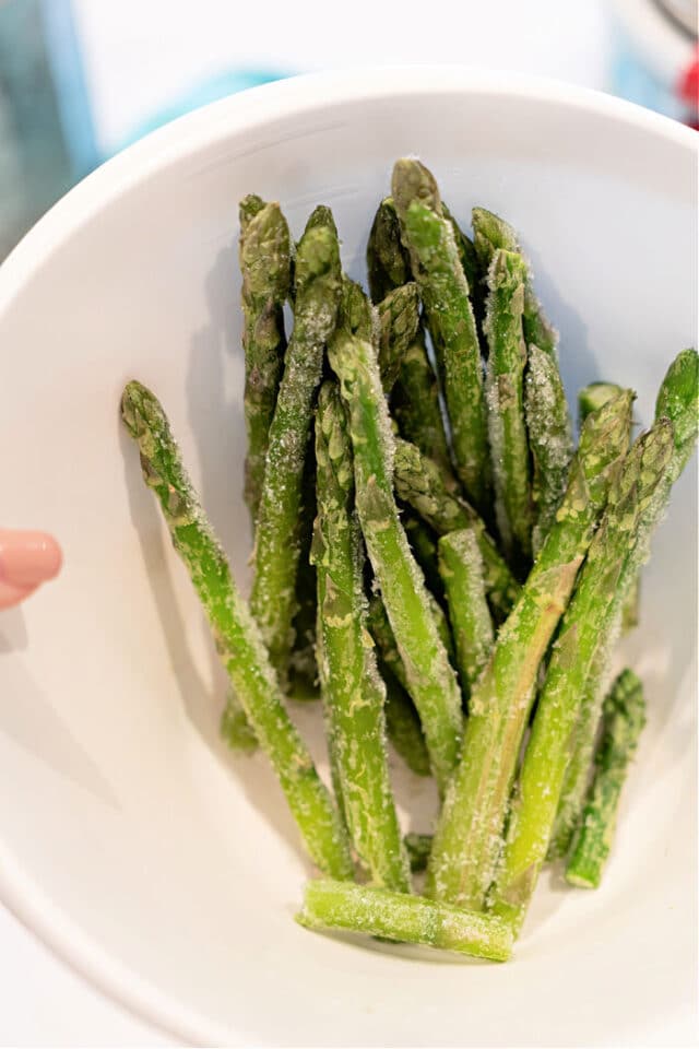 Air Fryer Frozen Asparagus Ninja Foodi Frozen Asparagus Air Fryer