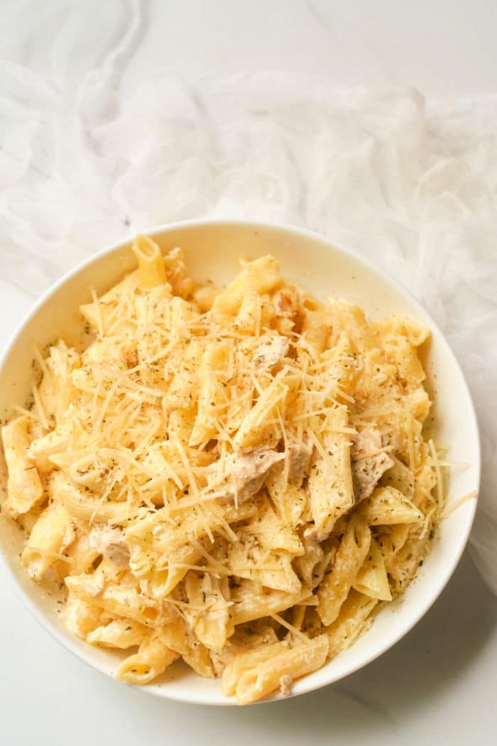 Frozen Chicken and Noodles Instant Pot or Ninja Foodi