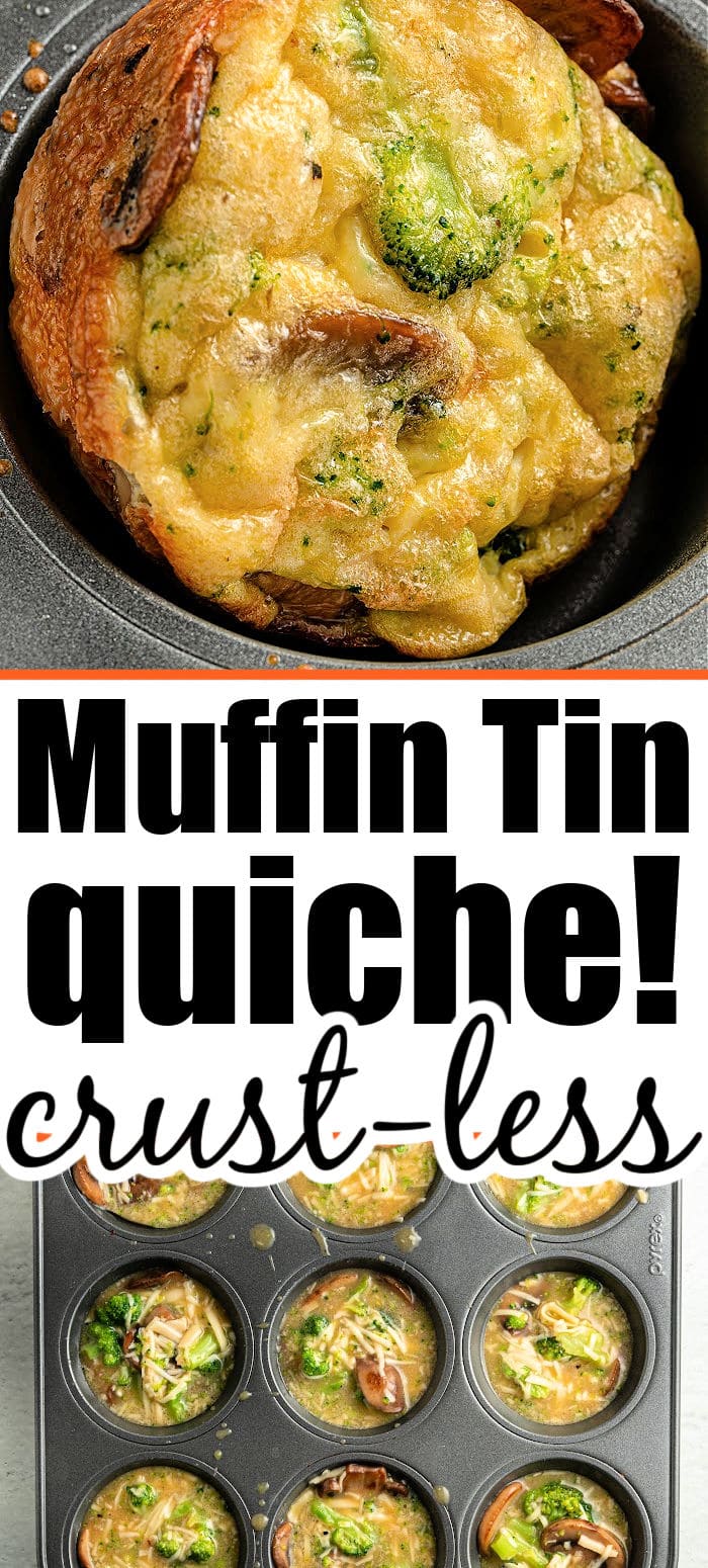 Crustless Broccoli Quiche Muffin Tin Broccoli Quiche