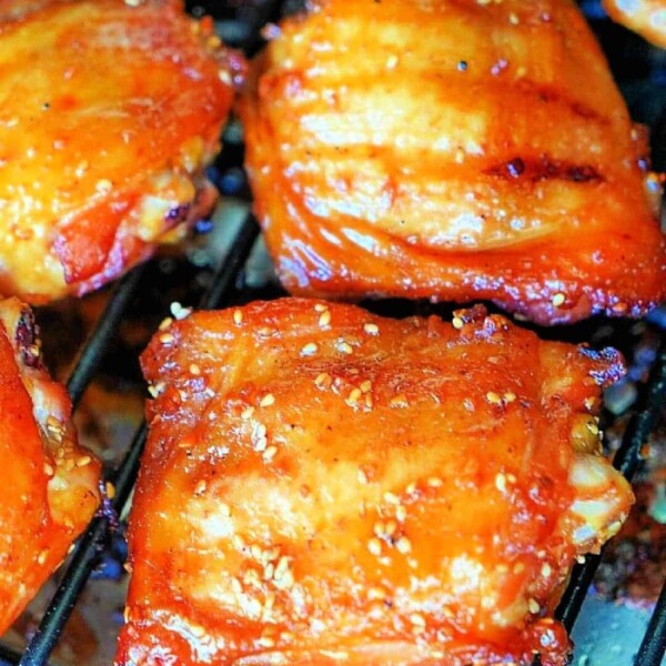 traeger teriyaki chicken thighs