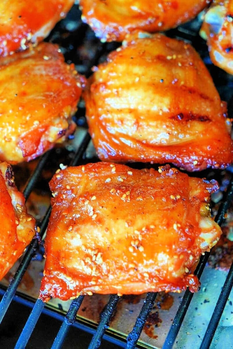 Teriyaki Traeger Smoked Chicken Thighs Recipe