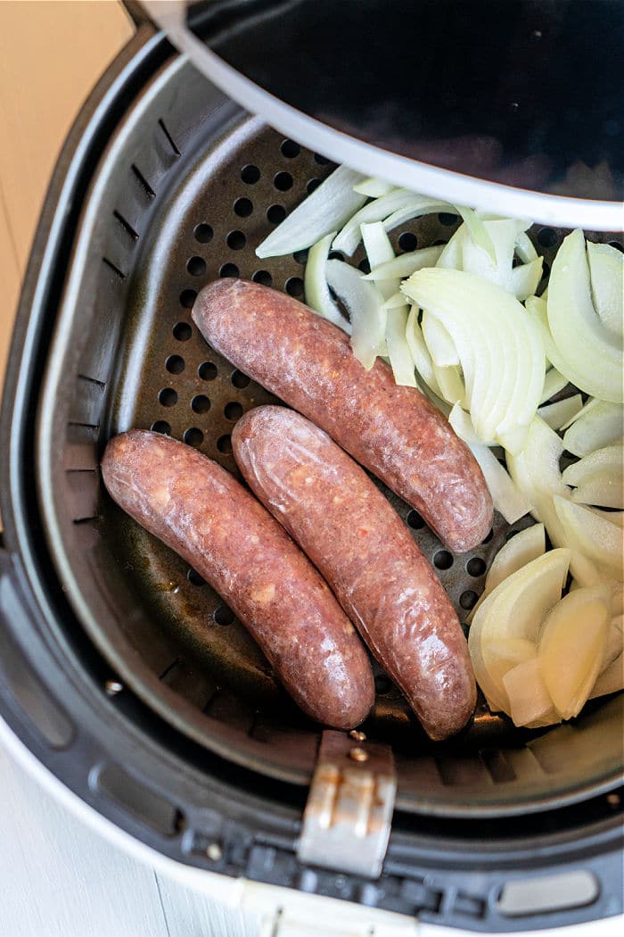 Frozen sausage in air fryer sale