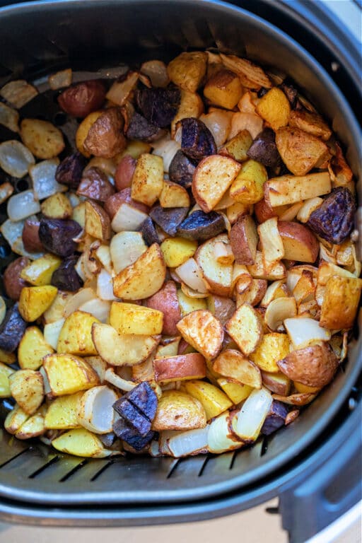 Air Fryer Potatoes and Onions - Ninja Foodi Potatoes and Onions