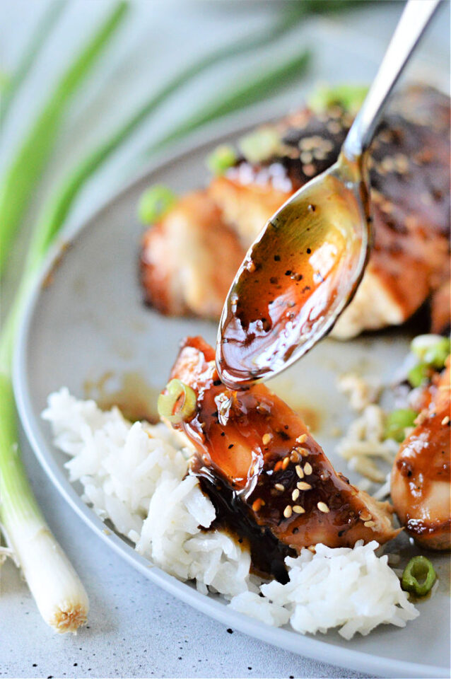 Teriyaki Chicken Recipe Using Bottled Sauce with Breasts or thighs