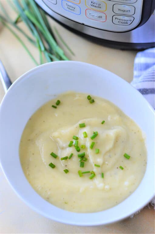 Easy Instant Pot Potato Leek Soup Ninja Foodi Potato Leek Soup