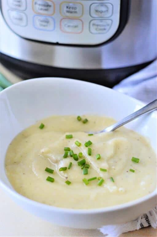 Easy Instant Pot Potato Leek Soup Ninja Foodi Potato Leek Soup