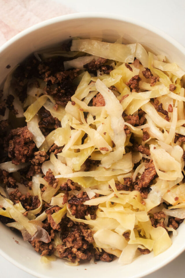 Quick Sauerkraut Recipe with Meat Ground Beef and Sauerkraut