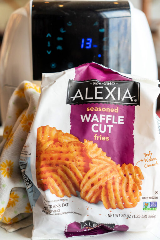 Frozen Waffle Fries in Air Fryer Ninja Foodi Frozen Waffle Fries