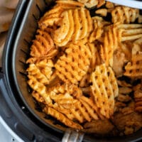 alexia waffle fries air fryer