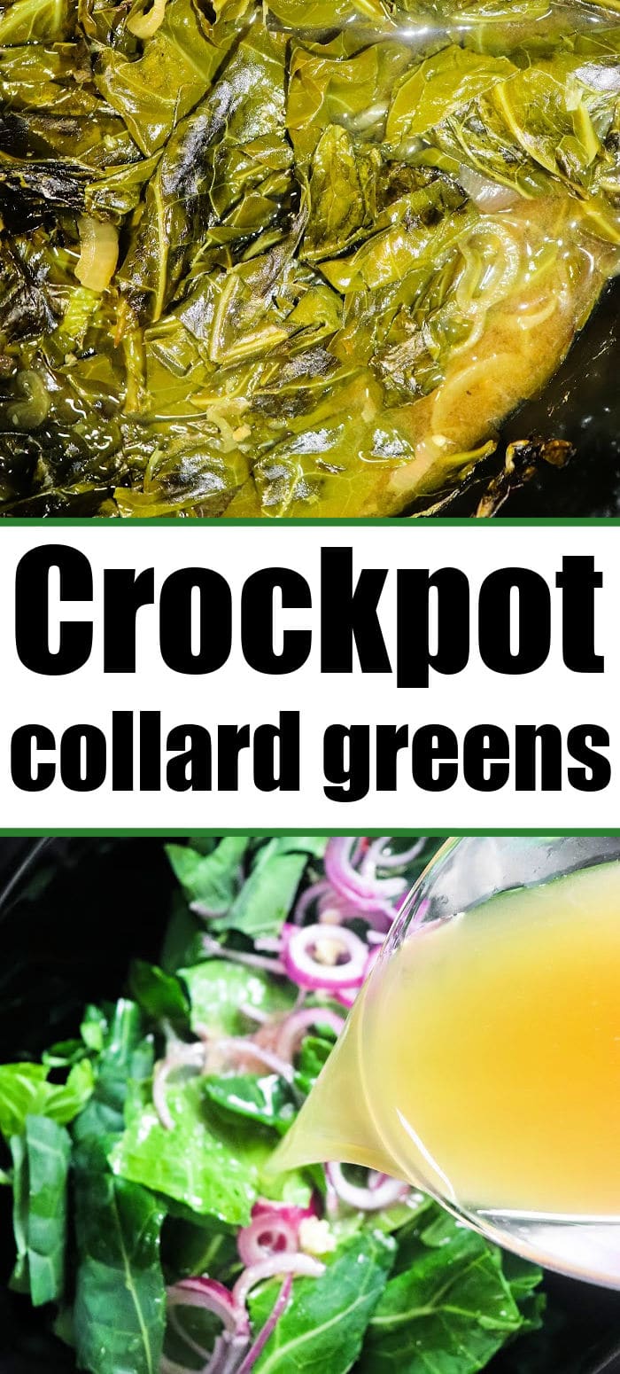 Slow Cooker Collard Greens Crockpot Collard Greens with Bacon