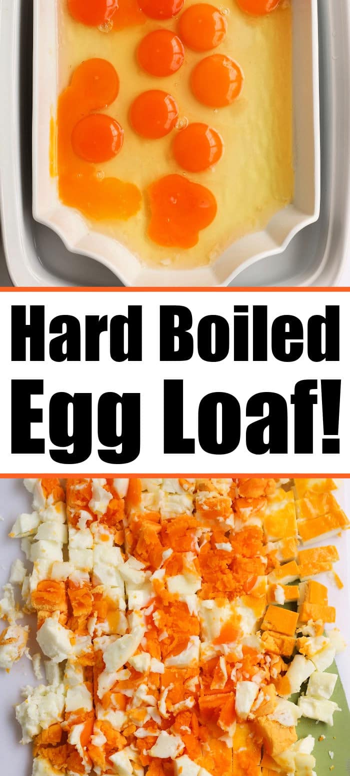 No Peel Hard Boiled Eggs Hard Boiled Egg Loaf in Oven