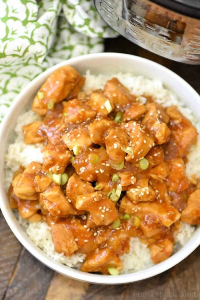 instant pot spicy honey chicken