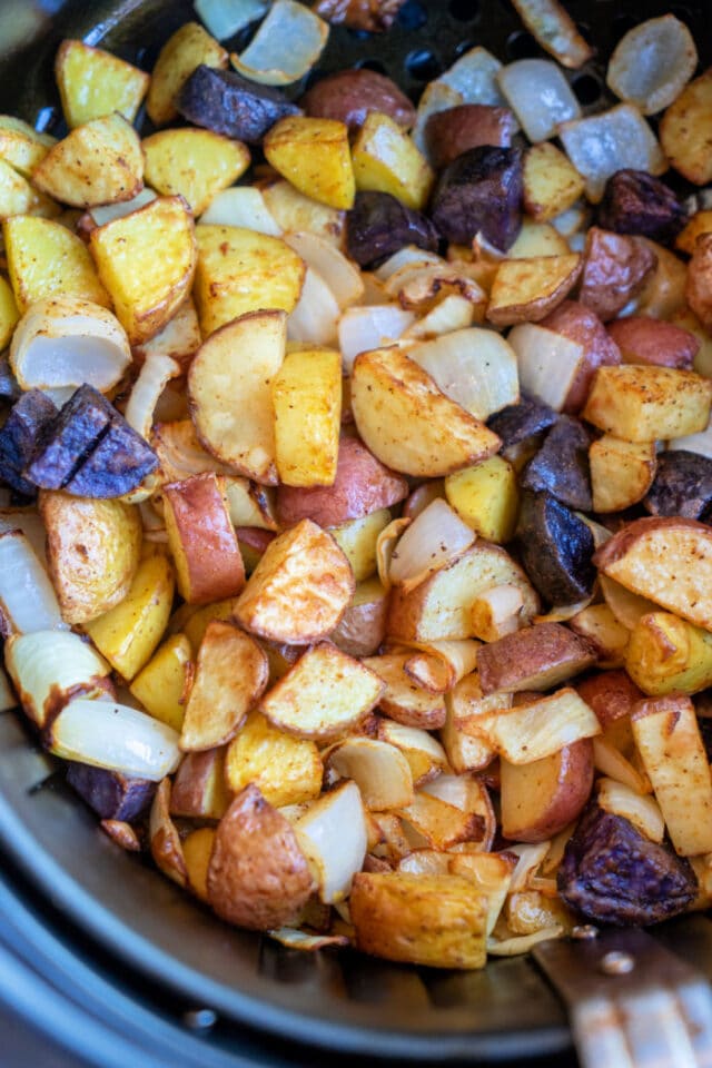 Air Fryer Potatoes and Onions Ninja Foodi Potatoes and Onions