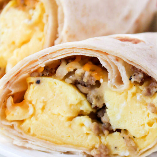 Homemade Air Fryer Burrito Air Fryer Breakfast Burrito