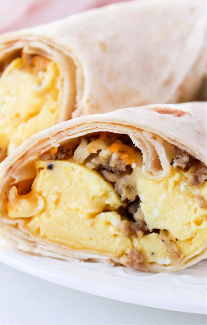 Homemade Air Fryer Burrito Air Fryer Breakfast Burrito