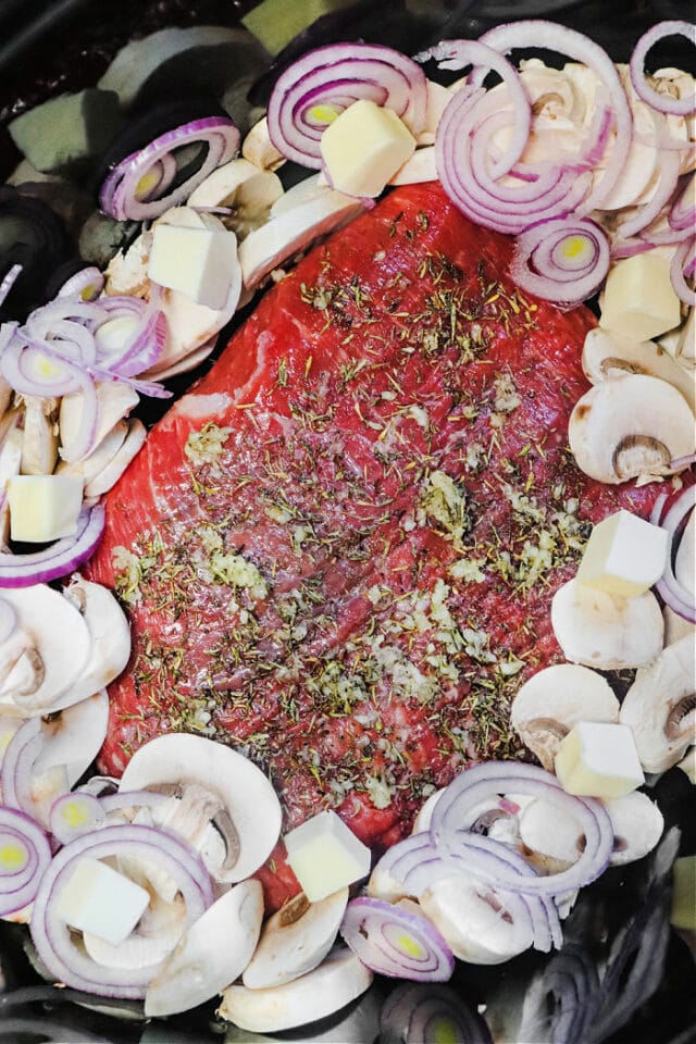 Slow Cooker Flank Steak How to Slow Cook Flank Steak in Crockpot