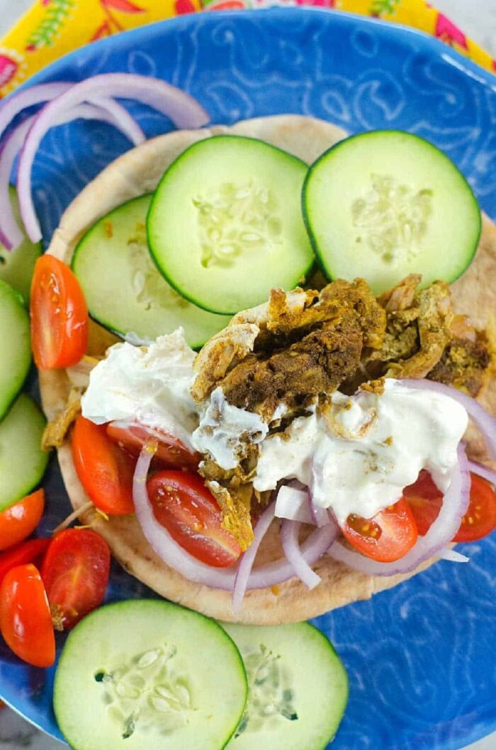 Instant Pot Chicken Shawarma