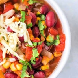 Instant Pot Vegetarian Soup with beans