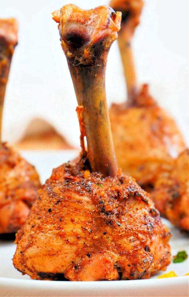 Lollipop Chicken Drumsticks Baked in the Oven, Grilled on BBQ