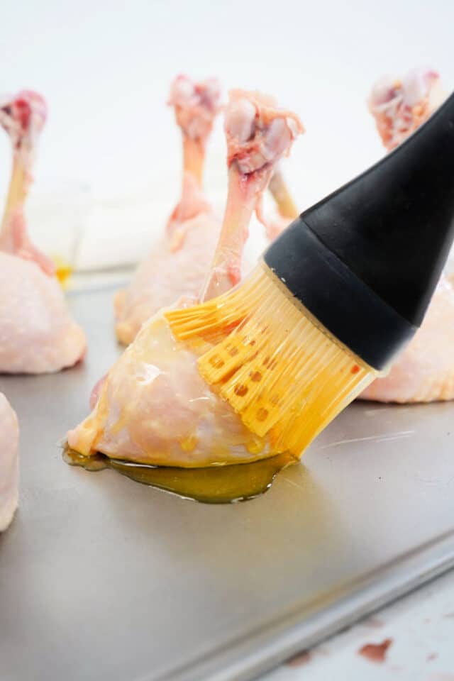 Lollipop Chicken Drumsticks Baked in the Oven, Grilled on BBQ