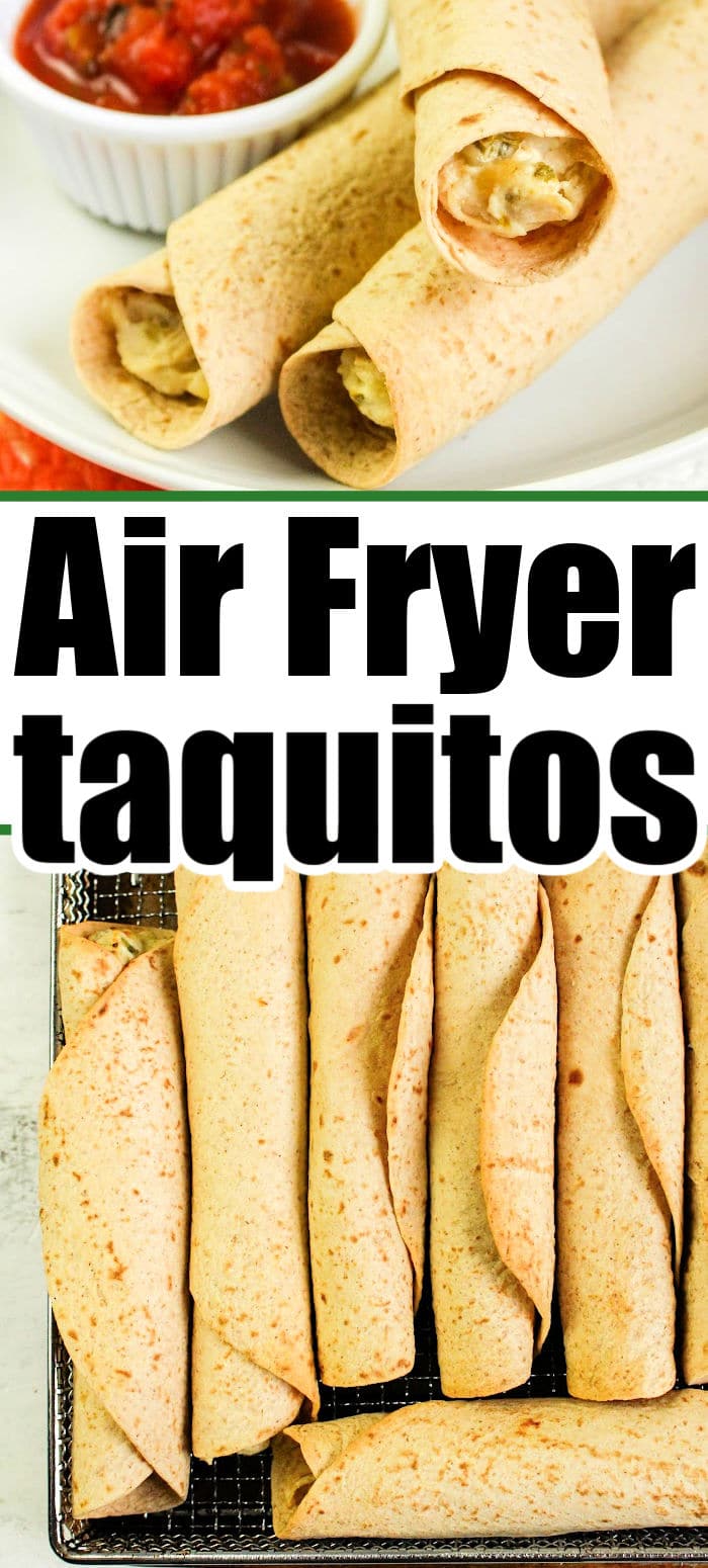 Homemade Chicken Taquitos Air Fryer Taquitos in Ninja Foodi